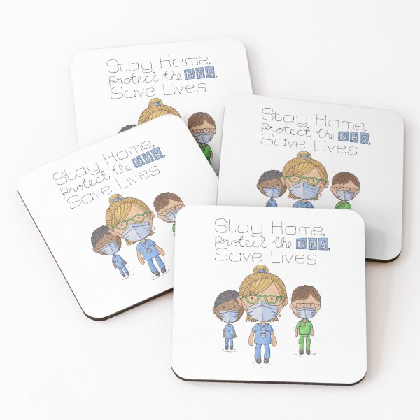 Item preview, Protect the NHS, Save Lives designed and sold by LouiseFranksArt.