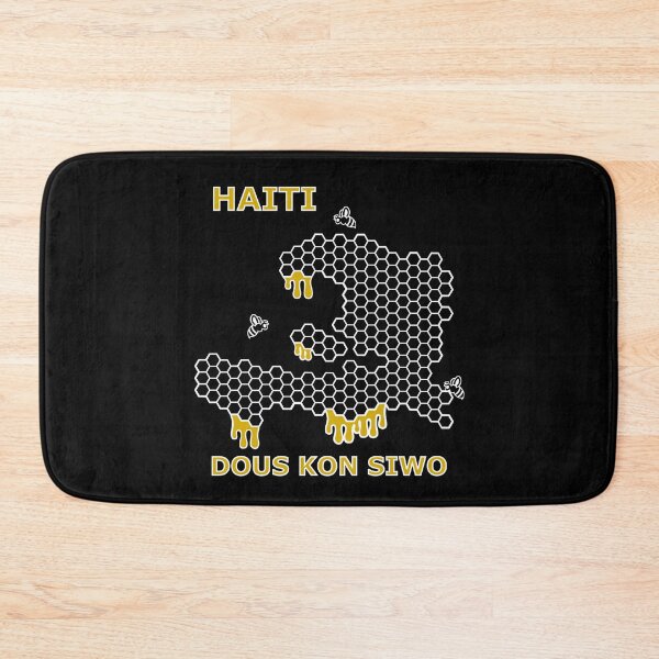 Item preview, Haiti Dous Kon Siwo Hexagon Pattern Map designed and sold by makeitadmirable.