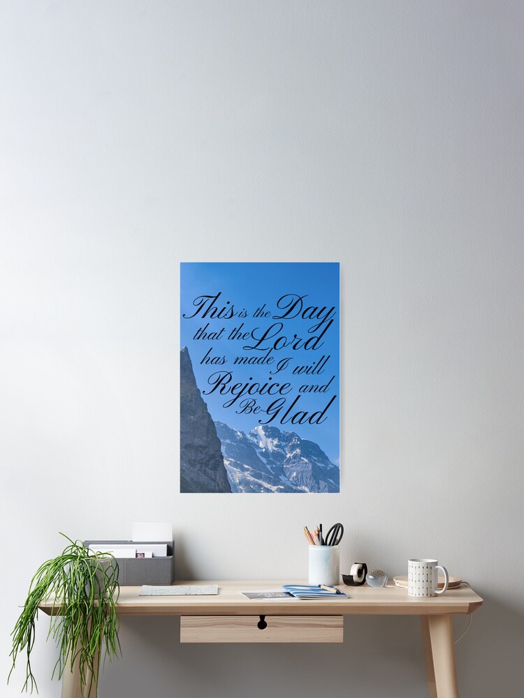 Rejoice and Be Glad {Poster}