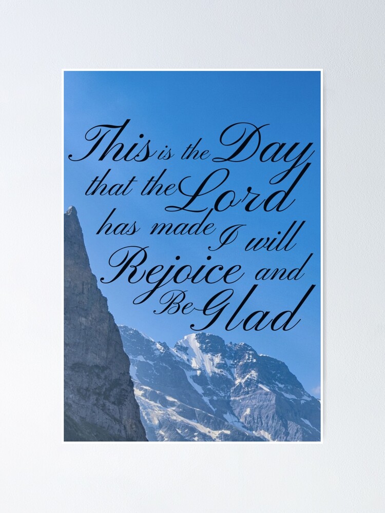 Rejoice and Be Glad {Poster}