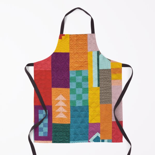 Item preview, Quilted patchwork ethic pattern boho blanket  designed and sold by baligaia.
