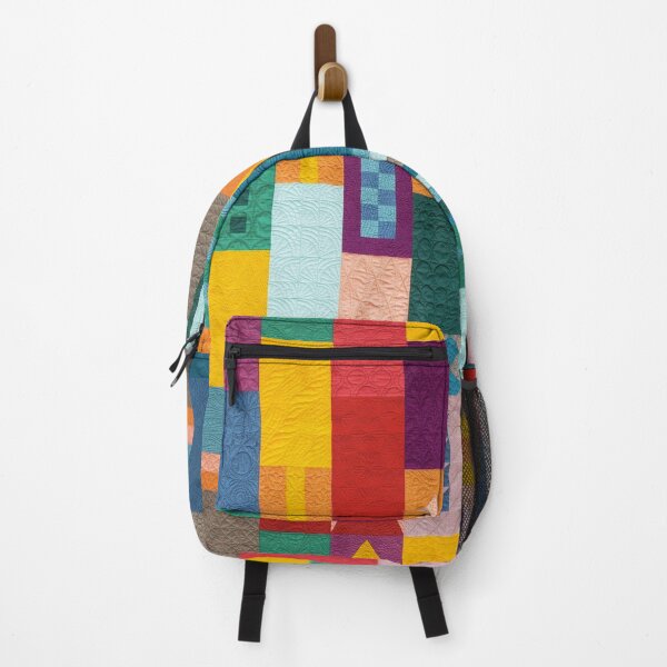 Item preview, Quilted patchwork ethic pattern boho blanket designed and sold by baligaia.