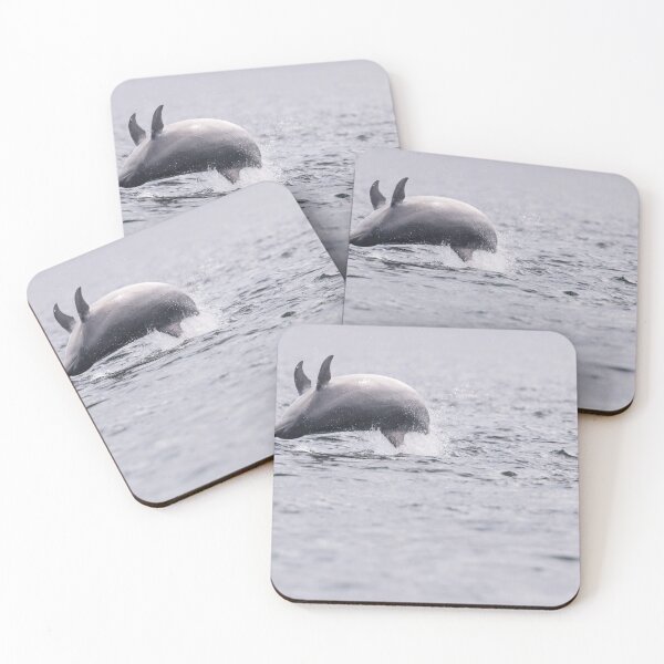 Item preview, Dolphins breaching with eyes open designed and sold by chanonry.