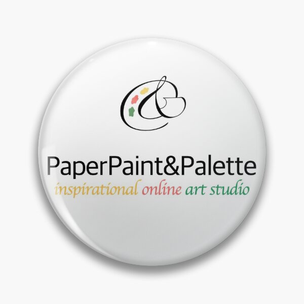 Item preview, Inspirational Online Art Studio PaperPaint&Palette merch designed and sold by MashaHemmerling.