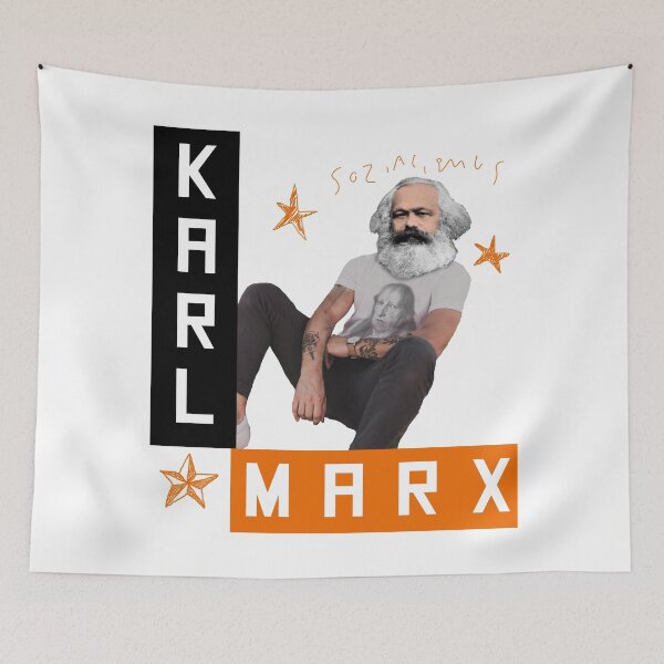 Item preview, Karl Marx designed and sold by lucamendieta.