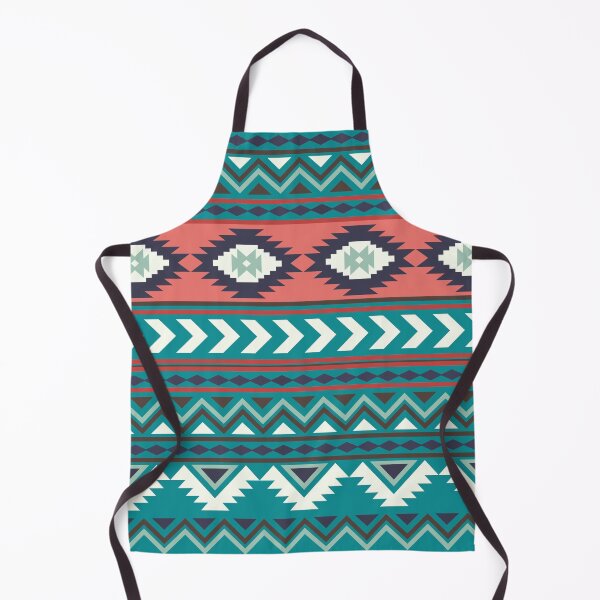 Item preview, Bohemian Turquoise teal  terracotta tribal aztec pattern designed and sold by IamTrending.