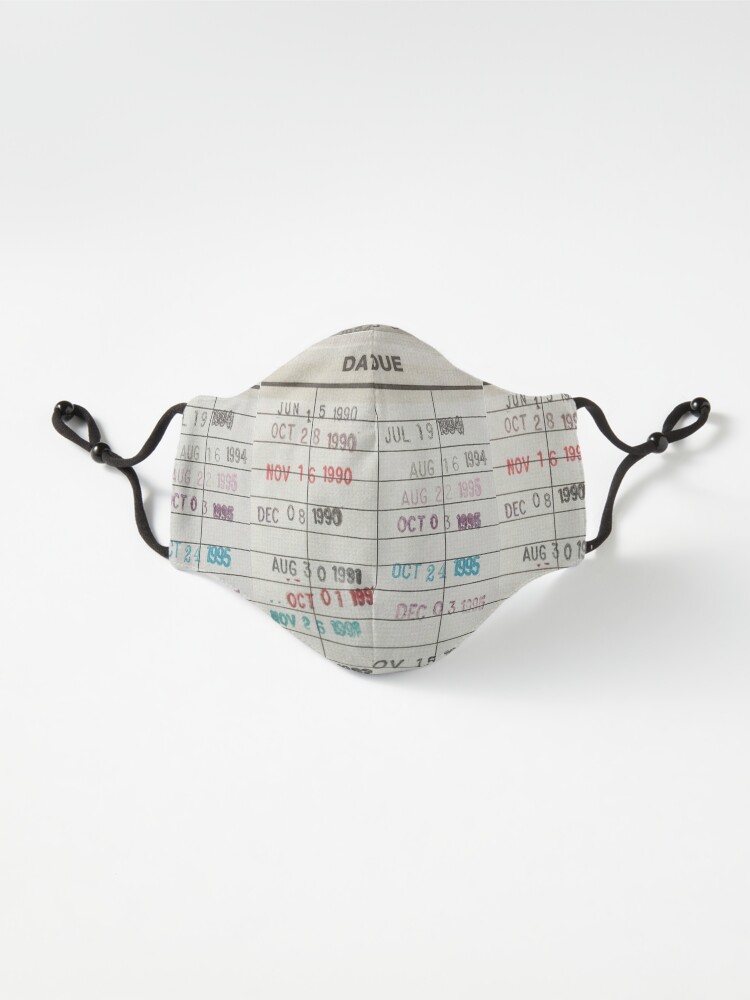 Alternate view of Library Cards Mask