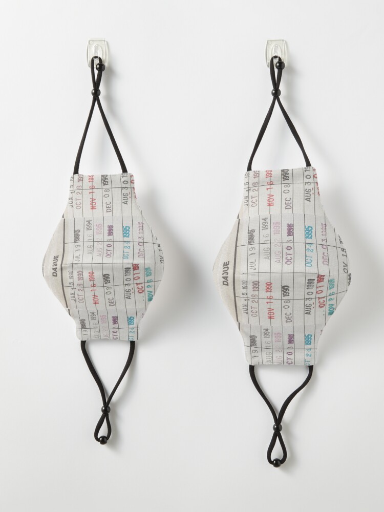 Alternate view of Library Cards Mask