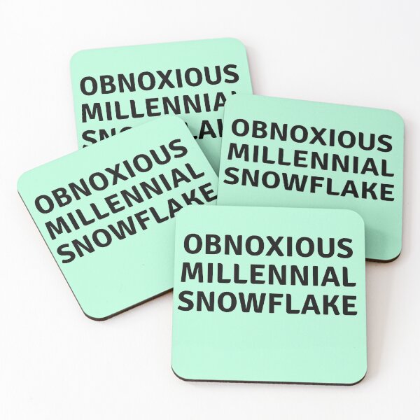 Item preview, Obnoxious Millennial Snowflake designed and sold by melbournegirl.
