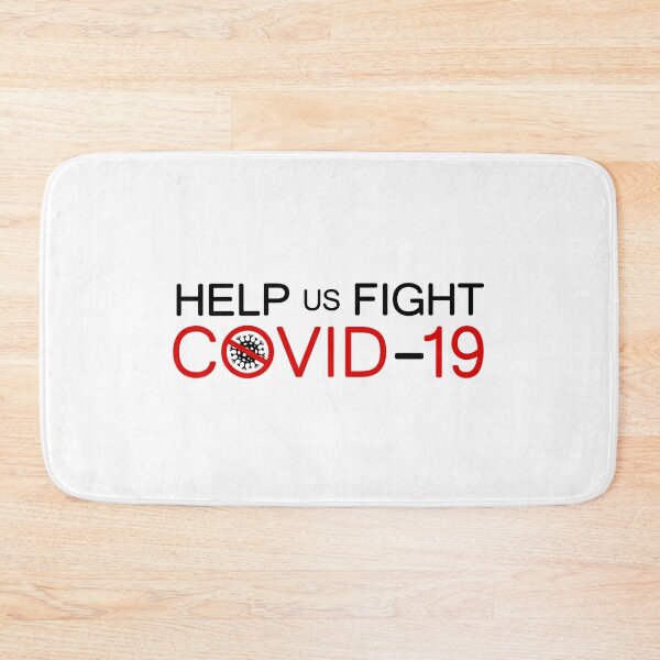Item preview, Help us Fight Covid 19 , bacterium coronavirus designed and sold by MarketVisionAV.