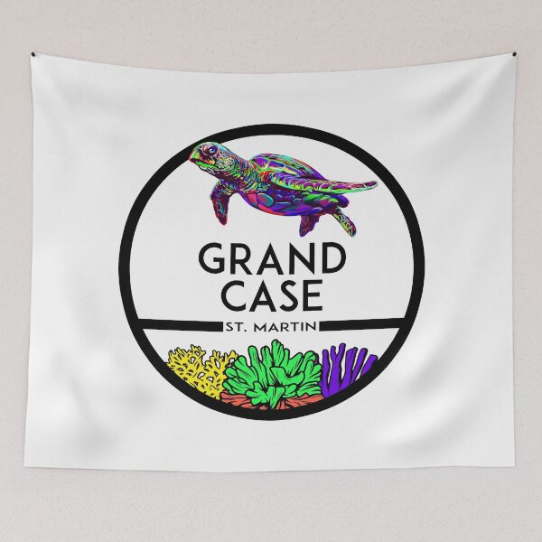 Item preview, Grand Case Saint Martin St. Beach Sea Turtle designed and sold by DESTINATIONS DECAL DOS.