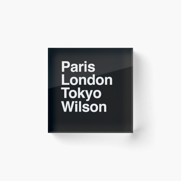 Item preview, Wilson Paris Tokyo London Design designed and sold by Custom365.
