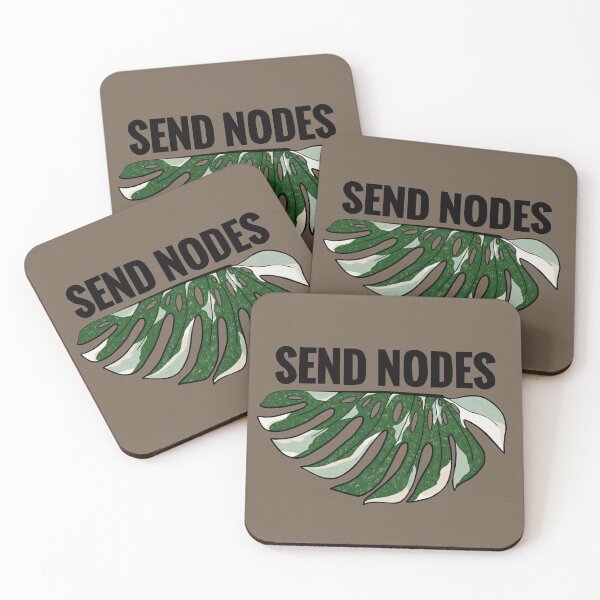 Item preview, Send Nodes - Variegated Monstera  designed and sold by Mary Niles.