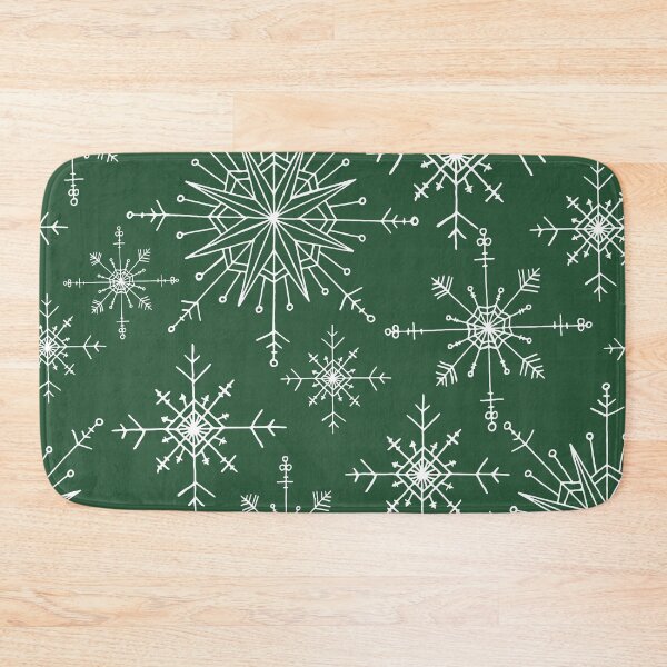 Item preview, Snowflakes on Green designed and sold by FEM-creative.