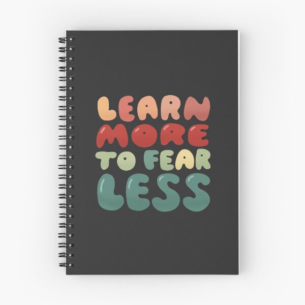 Item preview, Learn more to fear less designed and sold by whatafabday.