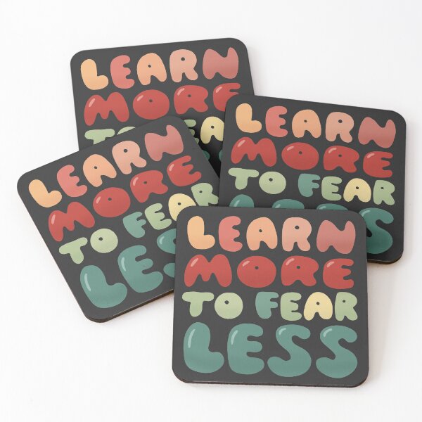 Item preview, Learn more to fear less designed and sold by whatafabday.