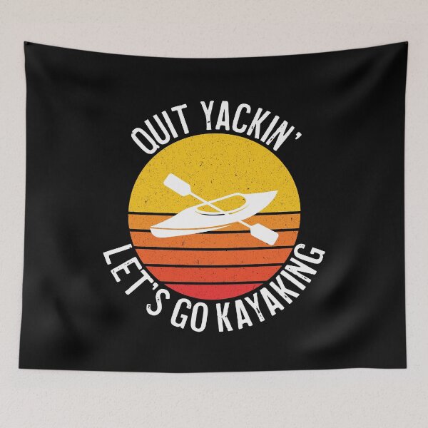 Item preview, Kayaking Funny T-Shirt - Retro Sunset designed and sold by Humorless Designs.