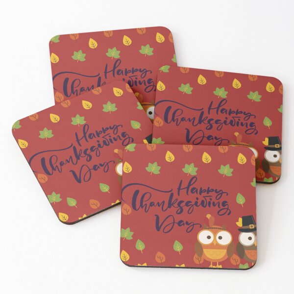 Item preview, Cute Owl Happy Thanksgiving Day designed and sold by jettzelfelix.