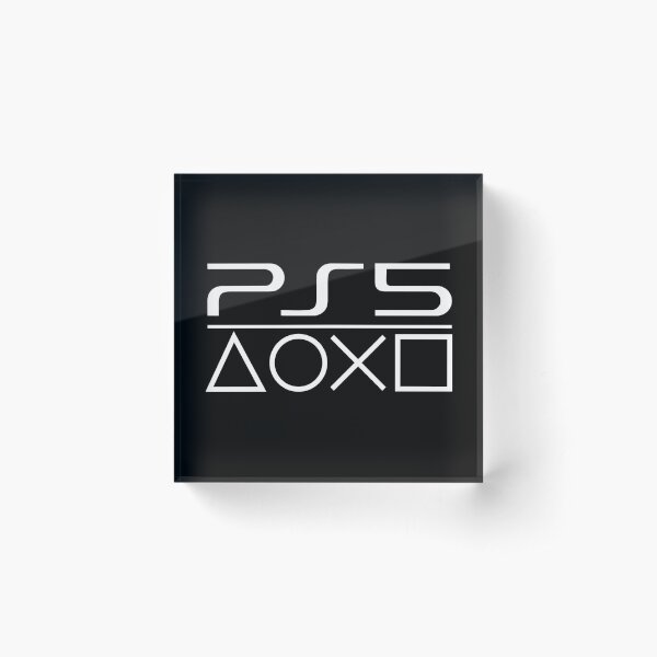 PS 5 White Acrylic Block