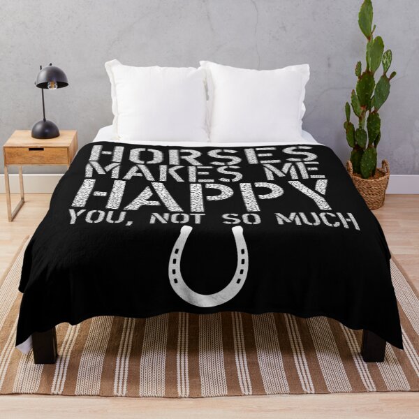 Item preview, Horses make me happy you, not so much designed and sold by CreationFirm.