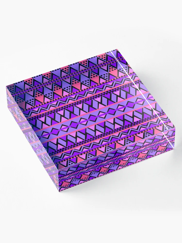 Thumbnail 4 of 5, Acrylic Block, Triangular pattern designed and sold by RueChiedza.