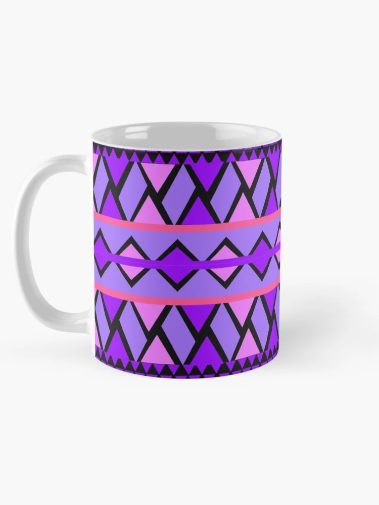 Thumbnail 5 of 6, Coffee Mug, Triangular pattern designed and sold by RueChiedza.