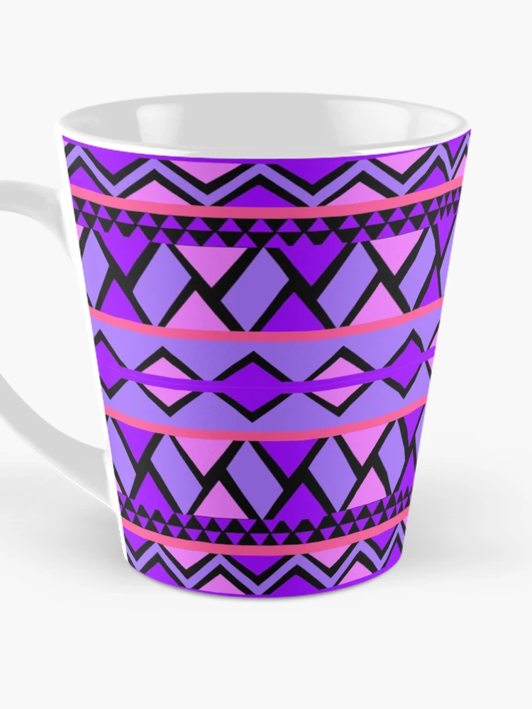 Thumbnail 3 of 4, Coffee Mug, Triangular pattern designed and sold by RueChiedza.