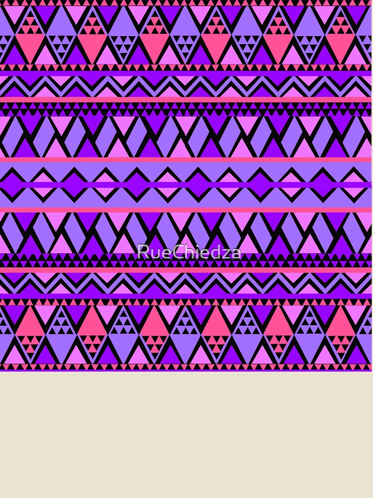 Thumbnail 4 of 4, Relaxed T-Shirt, Triangular pattern designed and sold by RueChiedza.