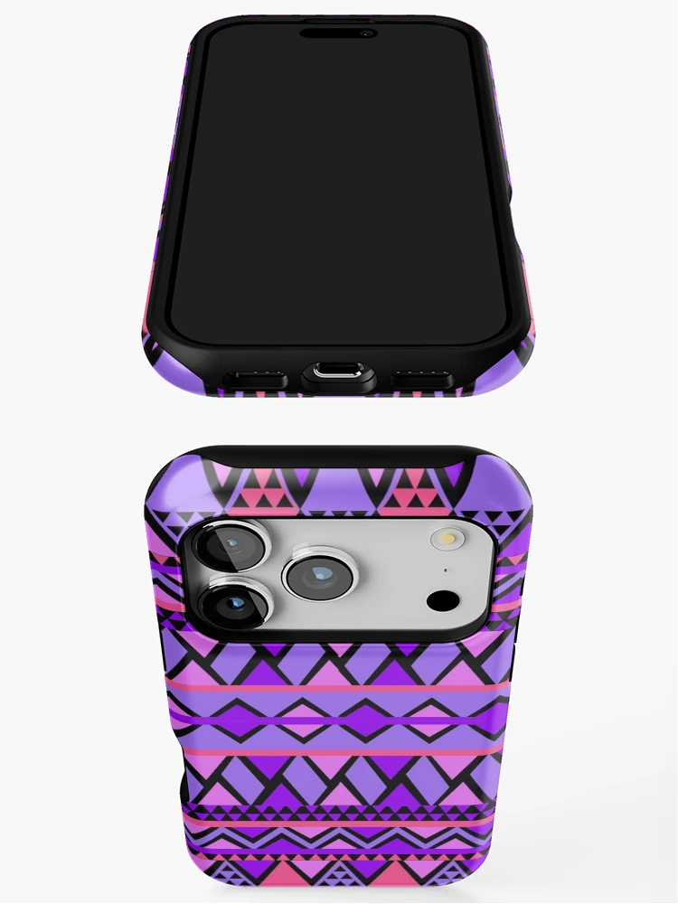 Thumbnail 3 of 4, iPhone Case, Triangular pattern designed and sold by RueChiedza.