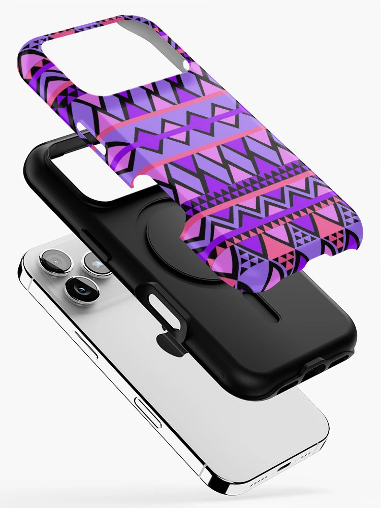 Thumbnail 2 of 4, iPhone Case, Triangular pattern designed and sold by RueChiedza.