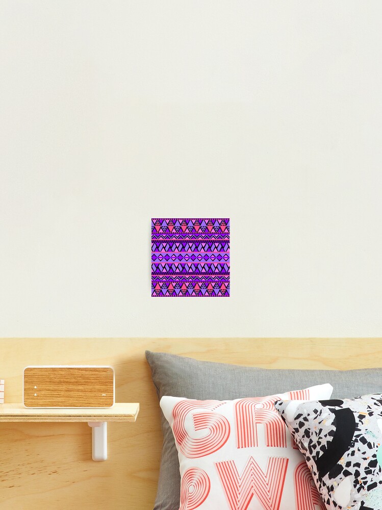 Thumbnail 2 of 3, Photographic Print, Triangular pattern designed and sold by RueChiedza.