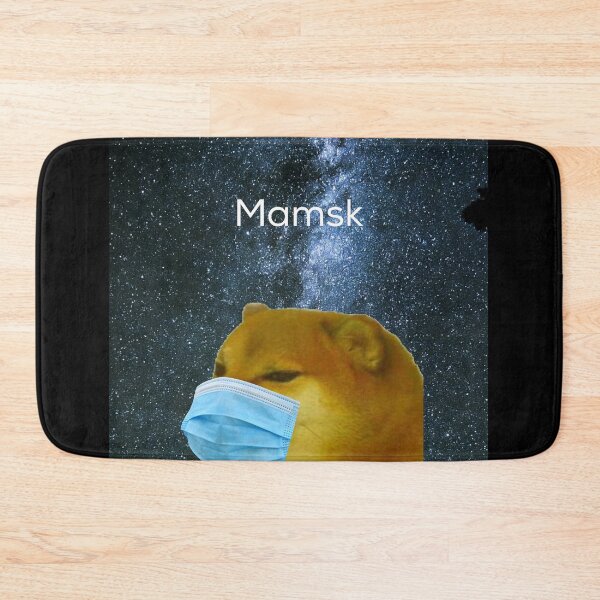 Item preview, Cheems Head in Space Wearing Mask designed and sold by SciathDe.