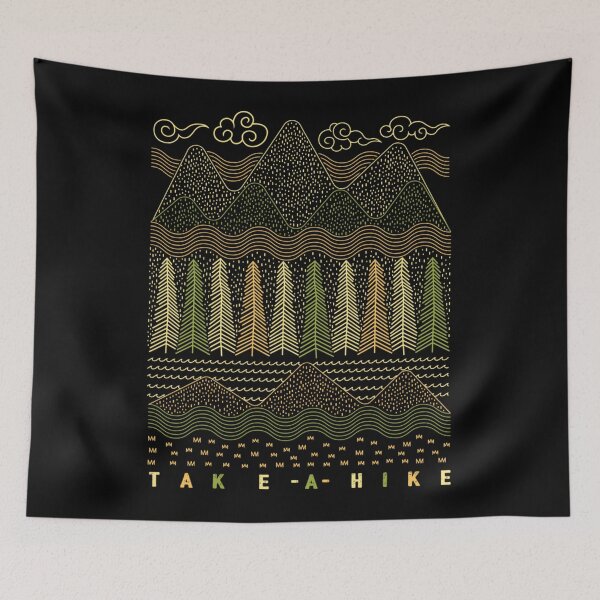 Item preview, Retro Hiking Camping take a hike shirt nature lover designed and sold by JoanneHughes.