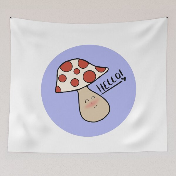 Item preview, Happy groovy mushroom  designed and sold by Omartin26.