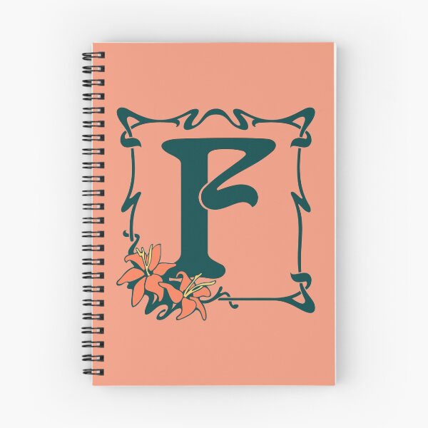 Item preview, Fancy art nouveau letter F, flower designed and sold by aapshop.