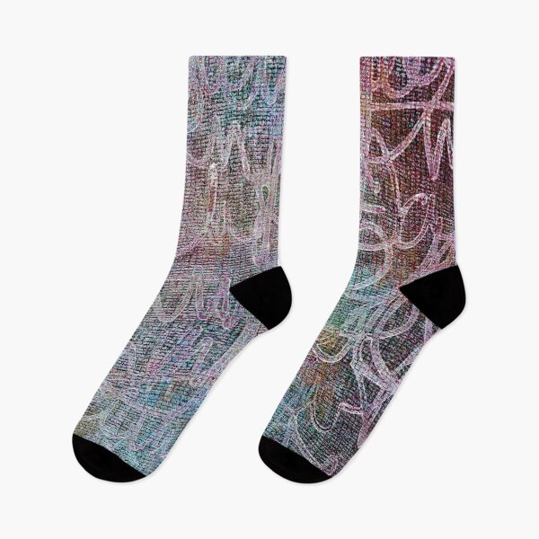 Item preview, Teal Purple Graffiti designed and sold by One Blue Man Art.