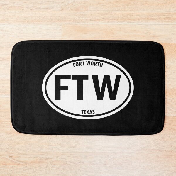 Item preview, Fort Worth, Texas FTW Oval Travel Sticker  - Remember that road trip! designed and sold by SeaStories88.