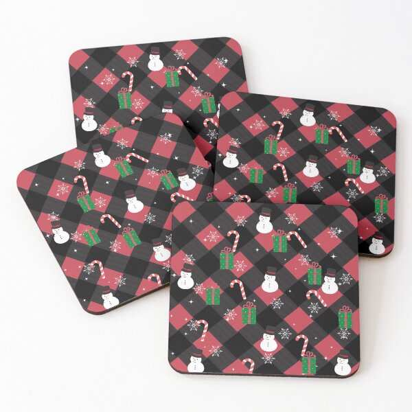 Item preview, Christmas chequered pattern designed and sold by Mariolangstieh.