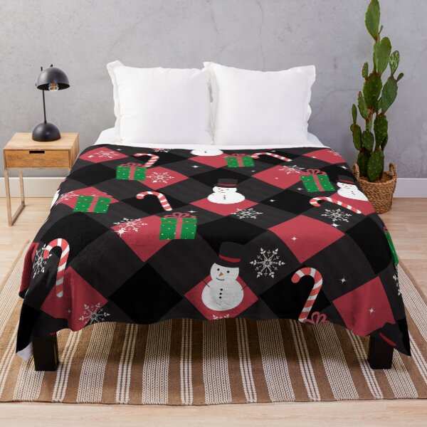 Item preview, Christmas chequered pattern designed and sold by Mariolangstieh.