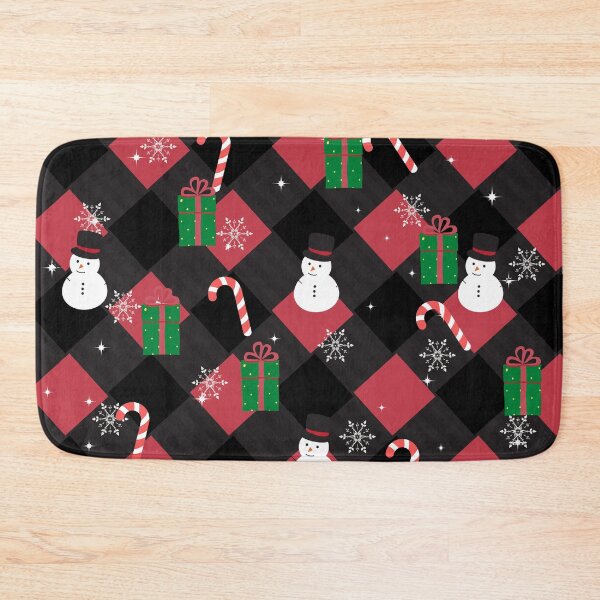 Item preview, Christmas chequered pattern designed and sold by Mariolangstieh.
