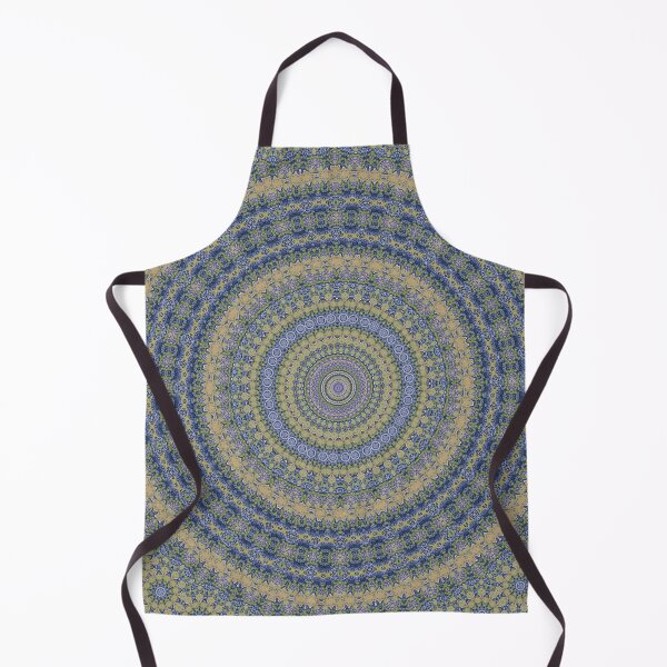 Item preview, Olive blue mandala designed and sold by fuzzyfox.