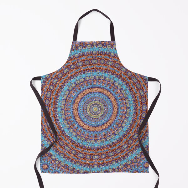 Item preview, Orange-blue mandala designed and sold by fuzzyfox.