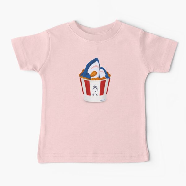 Sharks love fried chicken Baby T-Shirt