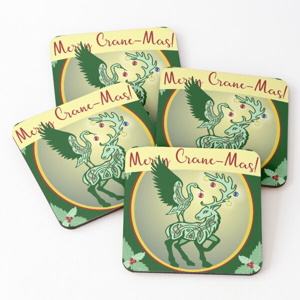 Item preview, Merry Crane-Mas! designed and sold by quakeandquiver.