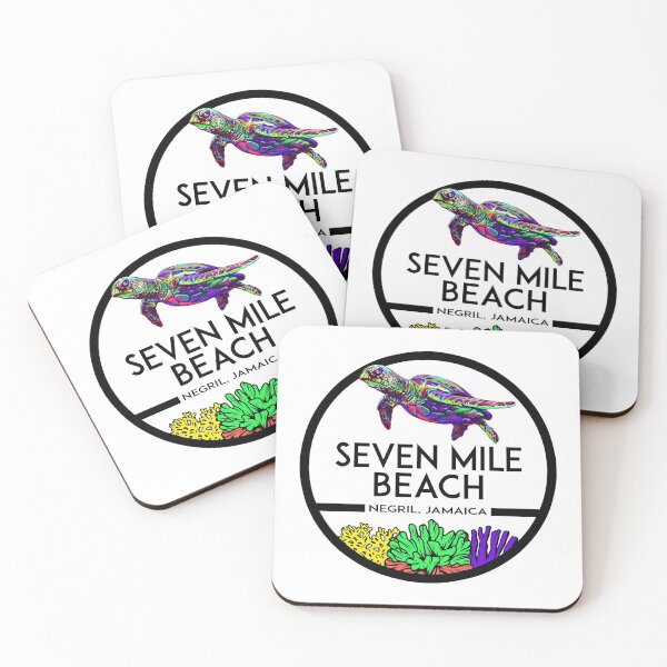 Item preview, Seven Mile Beach Negril Jamaica Sea Turtle designed and sold by DESTINATIONS DECAL DOS.