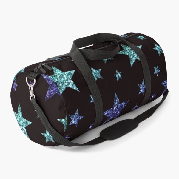 Item preview, Teal Dark Blue Ombre Faux Glitter Stars designed and sold by Felicity-K.