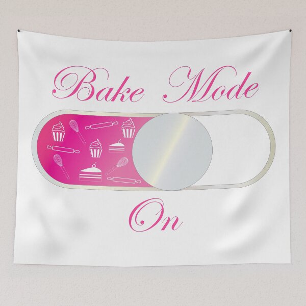 Item preview, Cute pink Bake Mode On design designed and sold by Albamarina.