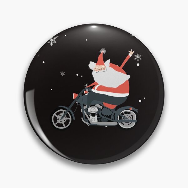 Item preview, Santa Claus on Motorcycle Christmas designed and sold by davestees506.