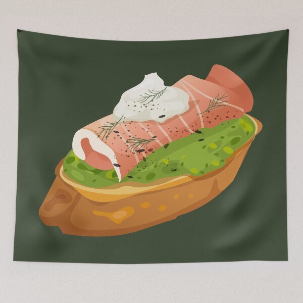 Item preview, Ham Pesto Bruschetta designed and sold by Alicia Chee.