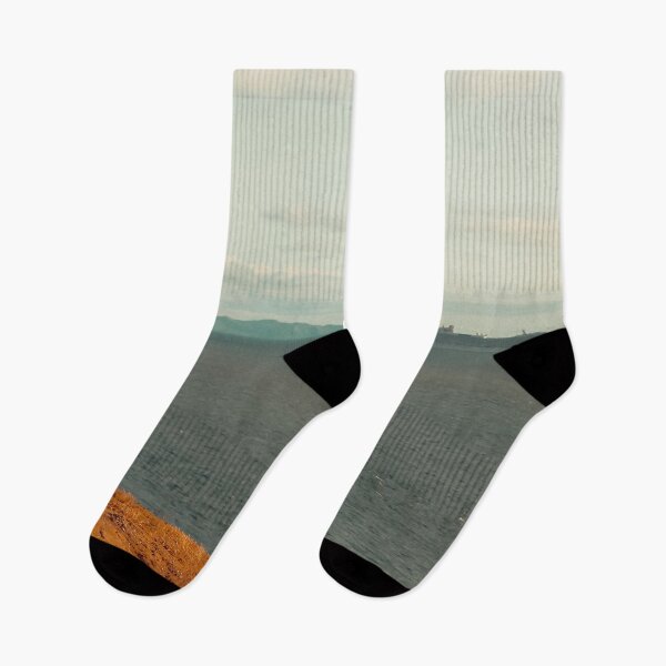 Item preview, Ocean view with mountains background at Rancho Palos Verdes California USA designed and sold by Mrvell.